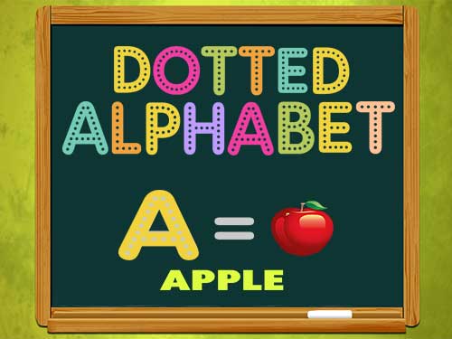 Dotted Alphabet - www.letshangout.com